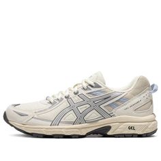 Asics Casual Outdoor Sneakers, Casual Asics Sneakers For Outdoor, Asics Casual Sneakers For Outdoor Activities, Casual Asics Sneakers For Outdoor Activities, Cream Casual Sneakers For Outdoor Activities, White Casual Sneakers For Outdoor Activities, Casual White Sneakers For Outdoor Activities, Asics Gel Venture, Fashion Performance