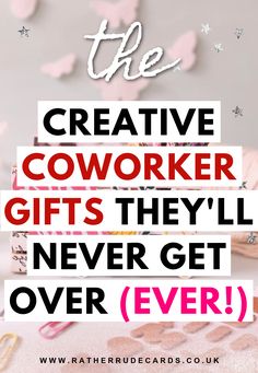 DIY creative coworkers gifts ideas for work colleagues gift ideas Gifts For Colleagues Farewell, Work Gift Ideas Employee Appreciation, Cricut Office Gifts, Cricut Coworker Gifts, Diy Employee Appreciation, Thank You Gifts For Coworkers, Team Building Gifts, Telecommunicator Week, Coworker Farewell Gift