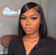 Short Straight Frontal Wig Hairstyles, Closure Bob Sew In, Lace Closure Bob Side Part, 10 Inch Bob Wig For Black Women Side Part, Lace Bob Wig Black Hair, Sew In Bob Hairstyles, Bluntcut Bob Frontal