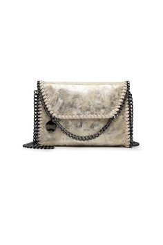 The Metallic Cartney Bag is the ultimate versatile accessory. Made from durable vegan leather, it features a unique chain trim and can be worn as a shoulder bag, crossbody, or luxurious clutch. Add an effortless edge to any outfit with this signature style! Magnetic Closure Interior Zip Pocket Interior Slip Pocket Adjustable Chain Strap: 47 inches Bag Size: 11.5 x 7.5 x 3 inches Suede Clutch, Stockholm Style, Woman Bags Handbags, Clutch Bags, Timeless Accessories, Shoulder Messenger Bag, Small Handbags, Chain Shoulder Bag, Branded Bags