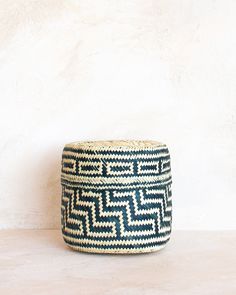 Small Oaxacan Woven Basket Basket Minna Black Paint Baskets, Palm Weaving, Storing Blankets, Lidded Baskets, Product Story, Odds And Ends, Decorative Planters, Woven Basket, Plastic Pots