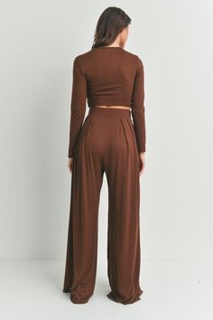 This stylish Olive Long Sleeve Top and Wide Leg Pants Set is perfect for any season. The high quality construction and luxuriously soft fabric make the set comfortable and durable. The breathable material allows air to circulate while the pants have a wide leg for an elegant and modern look. Fabric & fit: 96%POLYESTER, 4%SPANDEX Model is wearing size Small. Top And Wide Leg Pants, Dream Wardrobe, Long Sleeve Top, Soft Fabric, Leg Pants, Wide Leg Pants, Soft Fabrics, Pants Set, Long Sleeve Tops