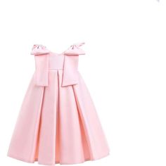 Pink Palermo satin bow pleated dress for kid and baby girls from Tulleen. A trapeze silhouette made of soft and lustrous satin. The highlight of this enchanting dress is the adorable matching bow accents on the shoulders. These dainty bows add a touch of whimsy to the outfit. | Tulleen | Palermo Satin Bow Pleated Dress, (Pink, Size 5Y) | Maisonette collects the best children’s products from around the world (unlike Zulily, Etsy, The Tot, Farfetch Kids, Childrensalon, Crate and Kids, Kohls, Wayfair, Buy Buy Baby, Nordstroms, Mini Boden, J.Crew Factory, or PotteryBarn Kids), creating a curated shopping experience for you. Think of us as your shortcut to fashion for litte ones! Pink Bow Dress For Dress-up, Pink Satin Dress With Bow Tie Back, Pink A-line Dress With Bow, Pink Bow Dress For Dress-up Occasions, Pink Dress With Bow For Dress-up, Satin Princess Dress For Dress-up, Elegant Dress With Pink Bow For Dress-up, Satin Princess Dress With Satin Bow, Princess Style Satin Dress With Bow