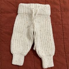 Newborn Knit Pants New / Never Worn Etsy Winter Cotton Soft Knit Bottoms, Winter Soft Knit Cotton Bottoms, Knit Pants, Pants Color, Kids Bottoms, Kids Shop, Sweatpants, Cream, Knitting