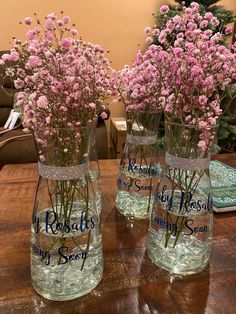 gender reveal decor, simple classy center pieces Gender Reveal Party Centerpieces, Gender Reveal Decor, Gender Reveal Decorations, Reveal Ideas, Reveal Party, Party Centerpieces, Center Pieces, Reveal Parties