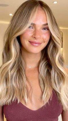 Hair Colour Blonde Balayage, Hair Highlights On Light Brown Hair, Lived In Medium Blonde, Partial Highlights For Bronde, First Balayage Session, Blonde Hair With Dark Features, Baby Lights Dirty Blonde Hair, Blonde Natural Highlights On Dirty Blonde Hair, Highlights For Golden Brown Hair