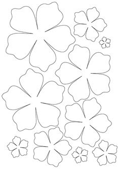 four leaf clover cut out to make shamrocks