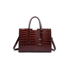 #Color_Coffee Rectangular Burgundy Satchel For Office, Burgundy Rectangular Satchel For Office, Burgundy Rectangular Bag For Work, Burgundy Rectangular Bags For Work, Rectangular Burgundy Bags For Work, Rectangular Burgundy Work Bags, Rectangular Crocodile Pattern Work Bag, Rectangular Crocodile Pattern Shoulder Bag For Work, Crossbody Tote Bag