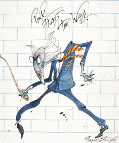 scarfe, gerald the teacher ||| art ||| sotheby's l17417lot9d2jqen Pink Floyd Artwork, Gerald Scarfe, Pink Floyd Wallpaper, Pink Floyd Tattoo, Pink Floyd Wall, Greatest Rock Bands