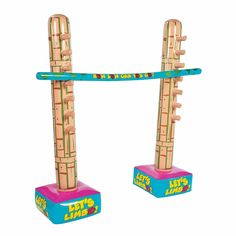 two wooden toys that are on top of each other