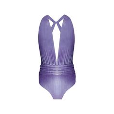 Enjoy luxury in our Dream Purple Swimsuit, made of flashy metallic material and decorated with striking details. Enrich your sparkling beach collection with this elegant piece. Handmade in Turkey Composition: 100% PES  Hand wash Wash inside out Luxury One-piece Swimwear For The Beach, Elegant Purple Swimwear For Vacation, Purple One-piece Party Swimwear, Summer Evening Backless Swimwear, Evening Backless Swimwear For Summer, Backless Evening Swimwear For Summer, Glamorous Fitted Swimwear For Pool, Luxury Fitted Swimwear For Summer, Luxury One-piece Swimwear For Summer