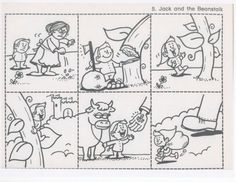 a comic strip with some cartoon characters in it