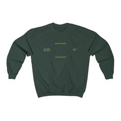 Jesus is King Inspired Crewneck - Kanye West Merch Sweatshirt-Forest Green-S-Archethype Womens Printed Tops, Thanks A Latte, Trendy Activewear, Christian Sweatshirt, Boys Sweatshirts, Womens Activewear, Kids Sweatshirt, Sweater Weather, Printed Sweatshirts