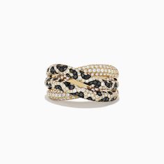 Effy Signature 14K Yellow Gold Diamond Spot Crossover Ring Jewelry Gold Necklace, Crossover Ring, Gold Rings Simple, Classy Jewelry, Fancy Jewellery, Expensive Jewelry, Jewelry Lookbook, Fancy Jewelry, Girly Jewelry