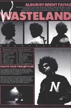 an advertisement for the album wasteland