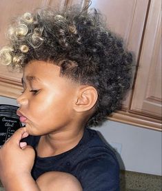 Curly Hair On Boys, Baby Curly Hairstyles, Mixed Boy Haircut Curly Hair, Hairstyles Boy, Black Boy Hairstyles