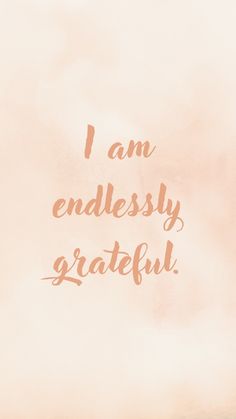 i am endlessessly grateful written on a pink and white watercolor paper background