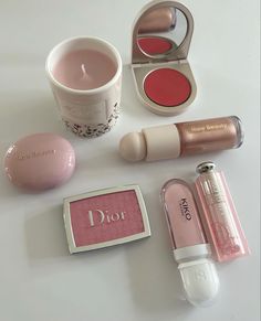 Aesthetic Dior, Girly Makeup, Essential Products, Dior Beauty, Pretty Skin, Pink Girly Things