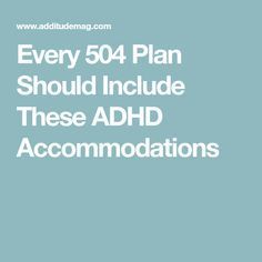 504 Plan Accommodations, Add Symptoms, 504 Plan, Impulsive Behavior, School Social Work, School Psychology, Behavior Management, At School, Counseling