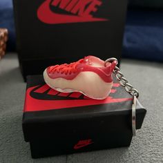 Nike Key Chain Novelty Key Chain Red And White Brand New Comes In Gift Box And Gift Bag Nike Lanyard, Nike Watch, Nike Gloves, Orange Shoes, Nike Accessories, Nike Vapor, Red Nike, Nike Red, White Brand