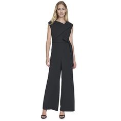 Show off your style in this women's Andrew Marc sleeveless asymmetrical neck tie front jumpsuit.Click on this WOMEN'S GUIDE to find the perfect fit and more!Show off your style in this women's Andrew Marc sleeveless asymmetrical neck tie front jumpsuit.Click on this WOMEN'S GUIDE to find the perfect fit and more!FEATURES Asymmetrical neckline Sleeveless Scuba crepe construction Two pockets at the hip Zipper back Side-tie sashFIT & SIZING True to size 46-in. length from shoulder to hem 31-in. ins Asymmetrical Jumpsuits And Rompers For Formal Spring Events, Asymmetrical Jumpsuits And Rompers For Spring Formal, Elegant Asymmetrical Jumpsuits And Rompers For Work, Chic Asymmetrical Jumpsuits And Rompers For Formal Events, Elegant Sleeveless Tie Waist Jumpsuits And Rompers, Asymmetrical Jumpsuits And Rompers For Night Out In Spring, Chic Sleeveless Jumpsuits And Rompers With Tie Waist, Spring Strapless Sleeveless Jumpsuit With Tie Waist, Strapless Sleeveless Jumpsuit With Tie Waist For Spring