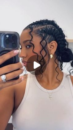 4 Feed In Braids With Curls, 2 Cornrow Braids With Weave, Braids Into Bun Hairstyle, Goddess Cornrows Buns, Butterfly Stitch Braids, French Braid Hairstyles For Black Women, Feed In Braids With Curls