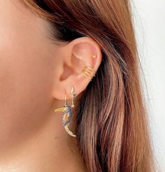 This Dangle & Drop Earrings item by KokiuJewelry has 12 favorites from Etsy shoppers. Ships from Spain. Listed on Dec 25, 2023 Bird Earrings Gold, Moon Chain, Nature Earrings, Ashes Jewelry, Moon Studs, Bird Charm, Bird Earrings, Dec 25, Bird Jewelry