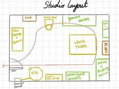 the floor plan for a studio apartment with two rooms and one bathroom, including an office area