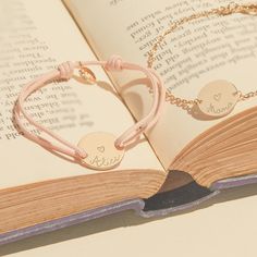 Pretty and playful, our Personalized Pastille Bracelet features a single pastille charm, hand-engraved and paired with a range of colorful braids to perfectly match any style.18K Champagne Gold Plated, 925 Sterling Silver or 18K Rose Gold PlatedPastille charm: 0.6” x 0.6”Braid made of durable, colorfast polyesterFully adjustable sliding knot fasteningHand-engraved in our Paris workshopSent with love in a complimentary gift boxAny slight variations in lettering depth, spacing and alignment from t Colored Braids, Coral Navy, Sliding Knot, Daughter Of God, Champagne Gold, Cherished Memories, Metal Bracelets, Hand Engraving, Dusty Pink