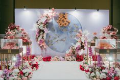 Tea Ceremony Decorations, Background Produk, Peranakan Wedding, Wedding Backdrop Decorations, Wedding Planning Timeline