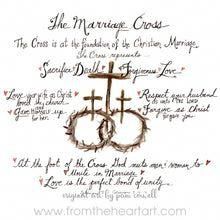 the cross is at the center of this handwritten poem