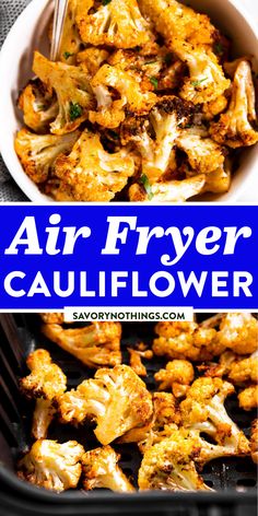 this air fryer cauliflower recipe is so easy to make