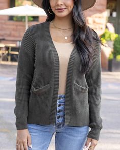 knit cardigan