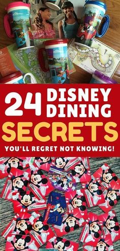 the cover of disney's secret mickey and friends book is shown in this image