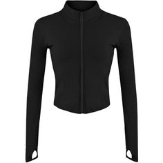 Nylon And Spandex; Super Soft And Comfy Full Zip Up Feature Is Great For Taking On Or Off With Ease, Long Sleeve Cropped Jacket Is Slim Fit, Lightweight, Solid Color, Soft, Breathable, Stretchy, And Durable Elastic Sleeve Cuffs With Thumb Holes Keep Your Sleeves In Place, While Increasing Coverage And Warmth Suitable For Yoga, Sports, Training, Running, Exercise, Gym, Hiking, And Casual Daily Wear If You Have Any Concerns, Please Leave It In Customer Q&A, We Will Reply You Asap Womens Running Jacket, Outfit Gym, Gym Jacket, Yoga Jacket, Slim Fit Jackets, Sport Top, Slim Fit Top, Lulu Lemon, Running Jacket