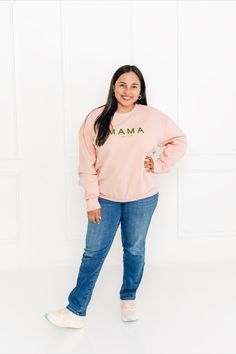 cute and cozy mom sweatshirts. being a mom doesn't mean tossing your style out the window! dress in the color and look you love, while representing motherhood in style. click the link to shop it now! Mama Sweatshirt, Turn Ons