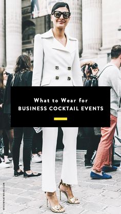 What business cocktail attire actually means Casual Cocktail Attire For Women, Casual Cocktail Outfit, Corporate Cocktail Party, Business Cocktail Attire, Business Outfit Ideas, Casual Cocktail Attire, What Is Cocktail Attire, Business Attire For Young Women, Summer Cocktail Attire