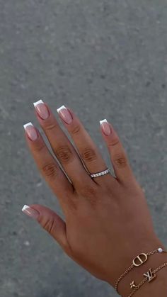 Stylish Nails Designs, French Acrylic Nails, Classy Acrylic Nails, Vacation Nails, Neutral Nails, Elegant Nails, Bridal Nails