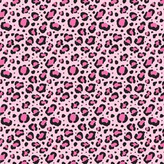 pink and black leopard print fabric