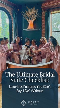 the ultimate bridal suite checklist luxurious features you can't say i do without