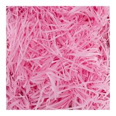 pink shredded grass is shown in this image