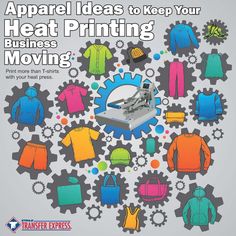 the cover of an appraii idea to keep your heat printing business moving by