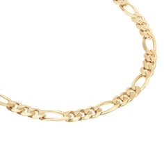 The Figaro Bracelet is available in Yellow Gold. Made in Solid 10KT Gold Length: Available in 7.5" and 8.5" Solid Weight 3 mm: 3 Grams 4 mm: 4.5 Grams 4.7 mm: 6.5 Grams 5.6 mm: 10.5 Grams Figaro Bracelet, Custom Packaging, Yellow Color, Gold Bracelet, Insurance, Yellow Gold, Packaging, Bracelet, Yellow