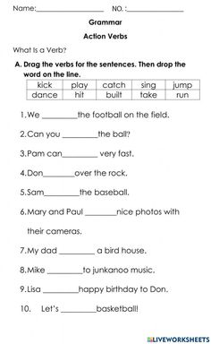 the worksheet for an english speaking activity with pictures and words on it, including