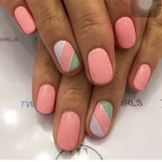 Tape Nail Art, Gel Nail Ideas, Simple Fall Nails, Manicure Nail Designs, Pedicure Manicure, Nail Colour