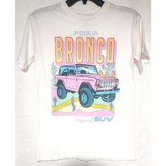 New With Tag, Great Condition. The Shirt Is Faded, Slightly. Ford Bronco Shirt, Bronco Shirt, Preppy Clothes, Ford Bronco, The Shirt, Preppy Outfits, Graphic Tees Women, Shirt Women, Button Down Shirt