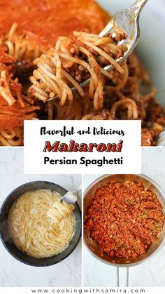 there are different types of food in this collage with the words malaysian and italian