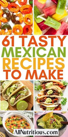 mexican food that includes tortillas, guacamole, and other foods