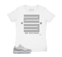 Ladies sneaker tees to match Jordan Retro 11 cement grey | Sneaker Outfits for AJ11 ST Clothing - Win 23 Shirt Made of 100% pre-shrunk cotton Fits true to size. *You may refer to size chart for correct measurements.* SHOP ENTIRE CEMENT GREY 11 COLLECTION HERE Athletic Heather Graphic Tee For Streetwear, Gray Athletic Streetwear Tops, Gray Athletic Fit Top For Streetwear, Athletic Heather Sporty T-shirt For Streetwear, Grey Sneaker Outfits, Jordan 11 Low Cement Grey, Grey Sneakers Outfit, Air Jordan 11s, Jordan 11s