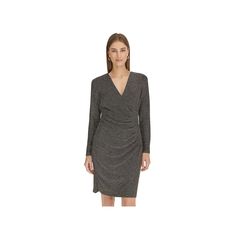 Show off your style in this Harper Rose long sleeve cinched waist faux wrap dress.Click on this WOMEN'S GUIDE to find the perfect fit and more! Show off your style in this Harper Rose long sleeve cinched waist faux wrap dress.Click on this WOMEN'S GUIDE to find the perfect fit and more! FEATURES V-neck Long sleeves Faux-wrap silhouette Hook-and-eye & zipper back Fully linedFIT & SIZING True to size 37-in. length from shoulder to hem Mini length hits at the thighFABRIC & CARE Nylon, metallic, spa Ruched Long Sleeve Dress For Fall Date Night, Fall Date Night Wrap Dress With Long Sleeves, Fall Date Night Long Sleeve Wrap Dress, Long Sleeve Wrap Dress For Fall, Fall Long Sleeve Wrap Dress, Fall Ruched Dress With Surplice Neckline, Elegant Ruched Wrap Dress For Fall, Elegant Fall Dress With Gathered Waist, Chic Ruched Wrap Dress For Fall